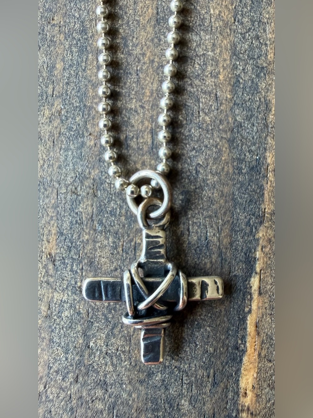 Cross Knot Pendant Necklace - Picture 2 of 5